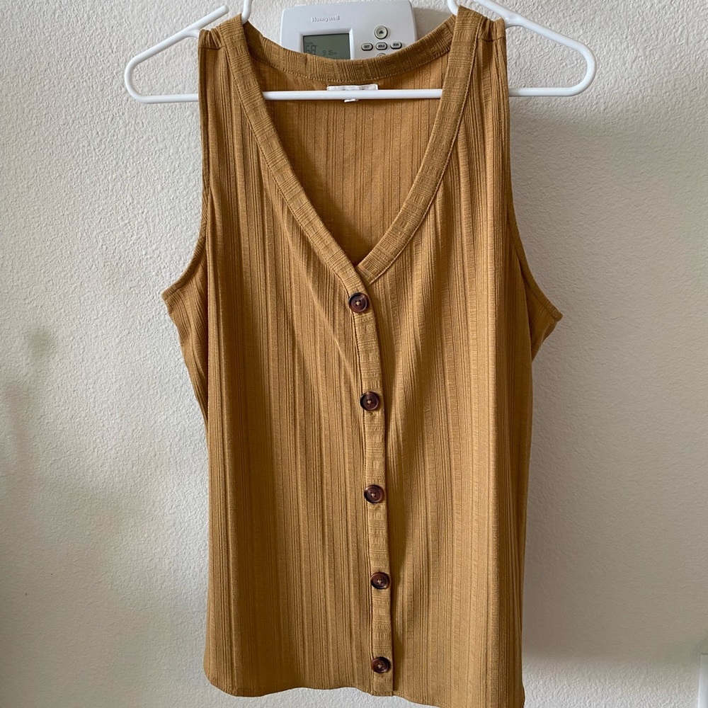 Maurices Burnt Yellow Tank